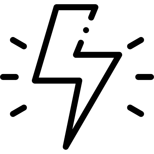 A black outline of a party popper emitting confetti and streamers, depicted in a minimalist line art style on a white background.
